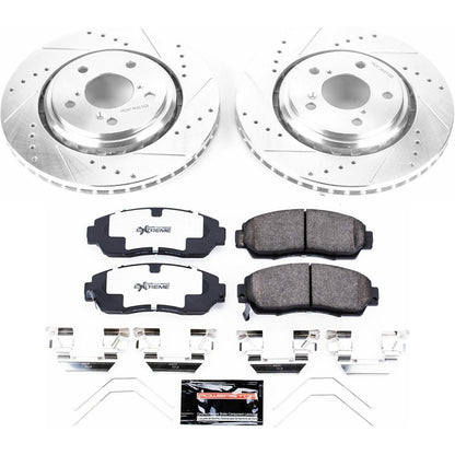 PowerStop Z26 Street Warrior Front Brake Kit | Honda Odyssey (15-17) (K6959-26)
