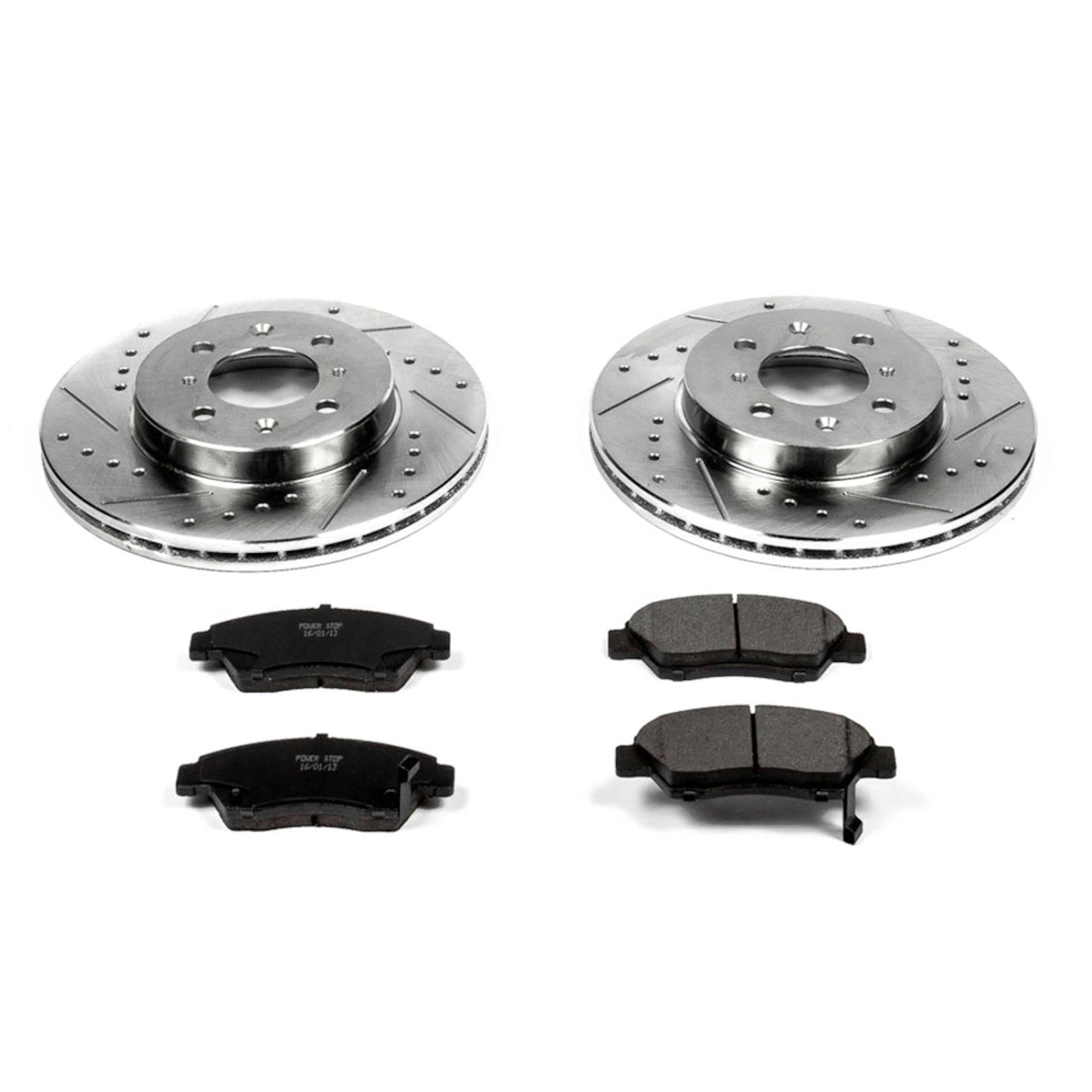 PowerStop Front Z23 Evolution Sport Brake Kit | Honda Civic (03-05) (K696)