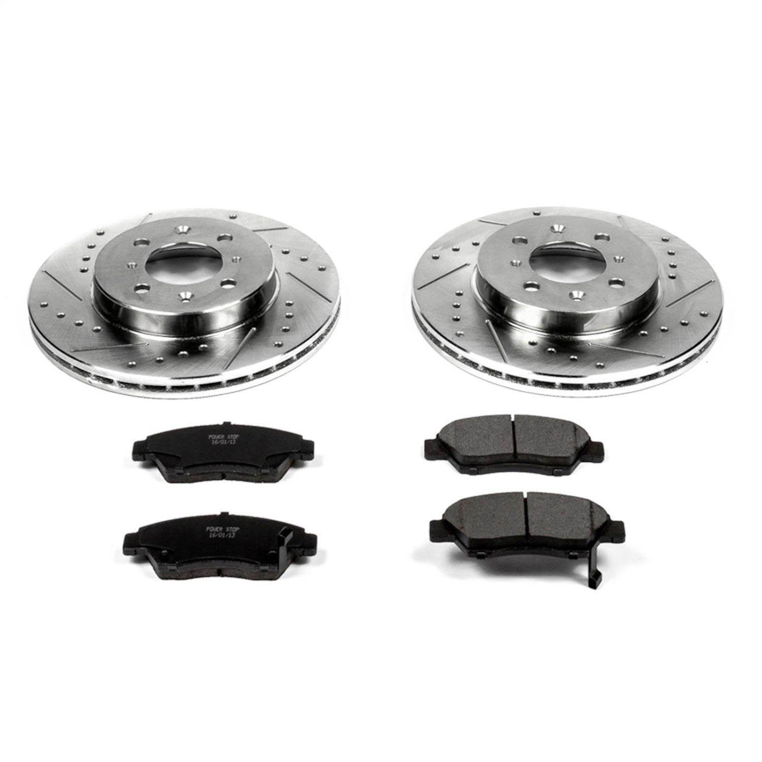 PowerStop Front Z23 Evolution Sport Brake Kit | Honda Civic (03-05) (K696)