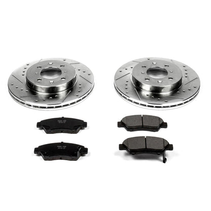 PowerStop Front Z23 Evolution Sport Brake Kit | Honda Civic (03-05) (K696)