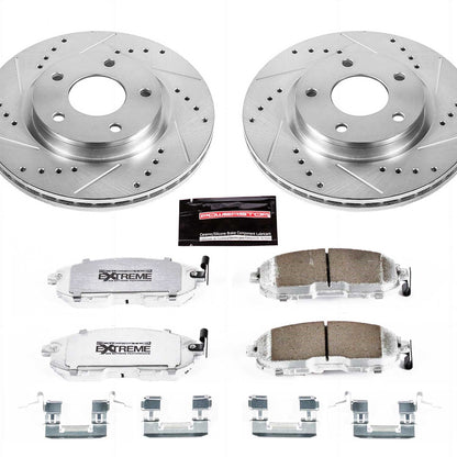 PowerStop Front Z26 Street Warrior Brake Kit | Nissan Sentra (13-18) (K6961-26)