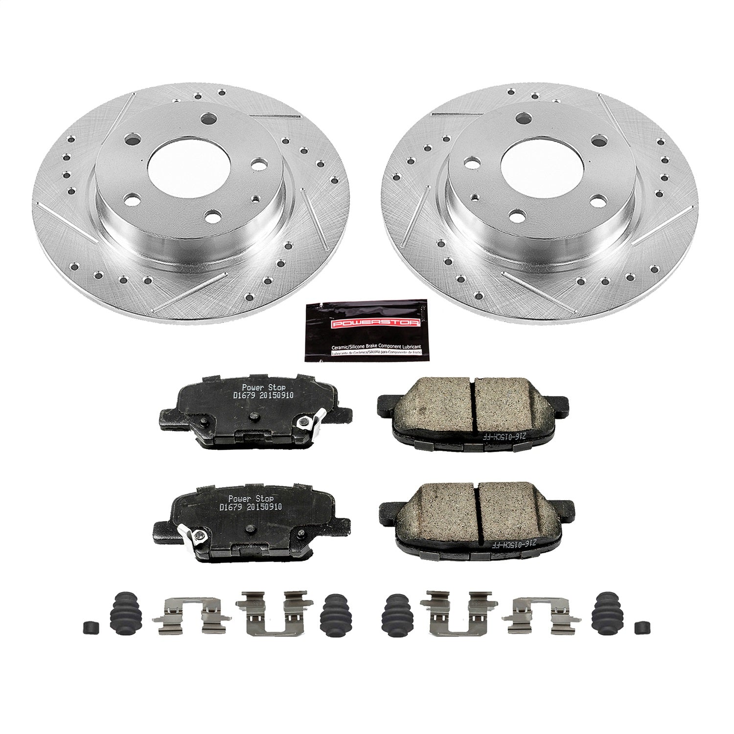 PowerStop Rear Z23 Evolution Sport Brake Kit | Mazda 3 (14-16) (K6962)