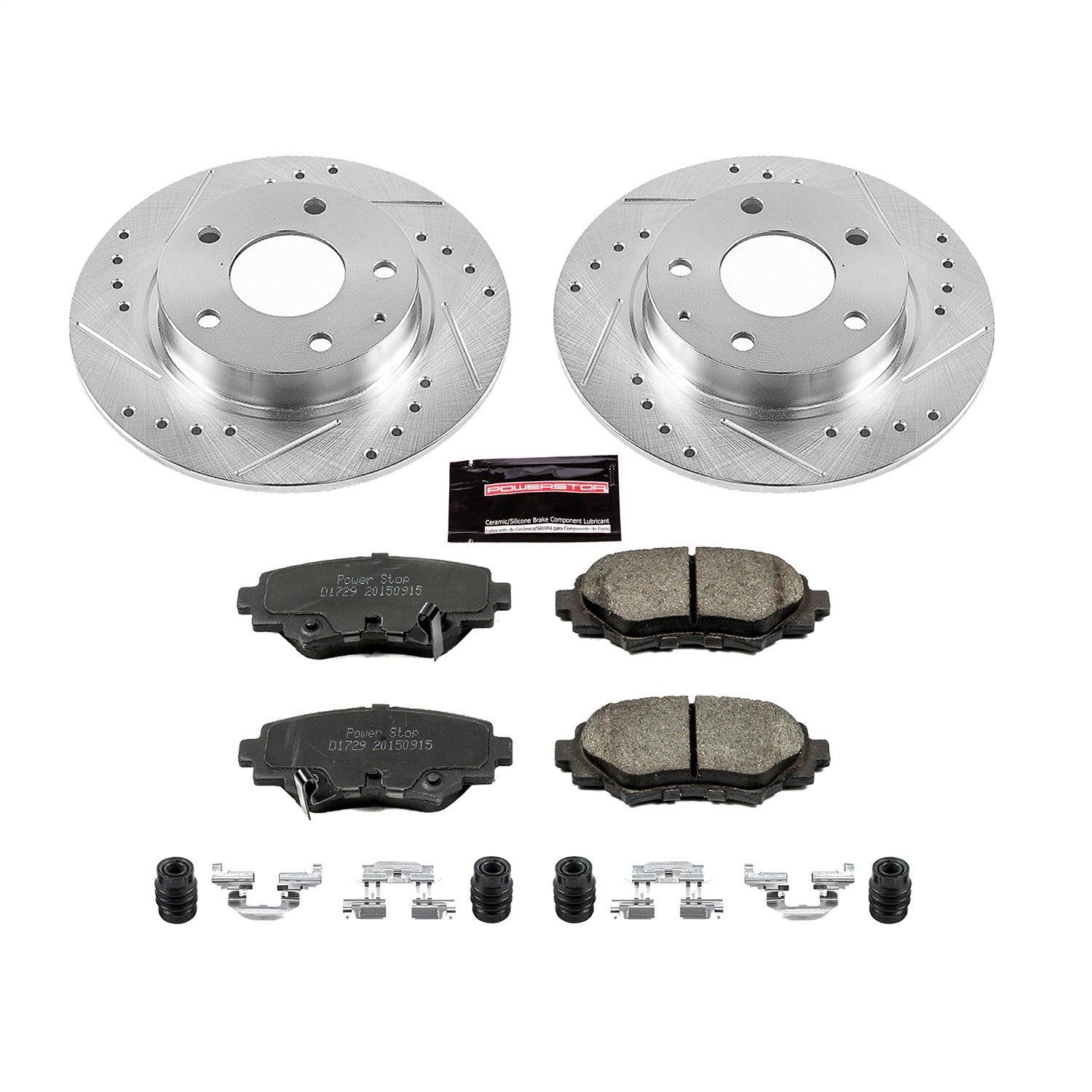 PowerStop Rear Z23 Evolution Sport Brake Kit | Mazda 3 (14-16) (K6963)