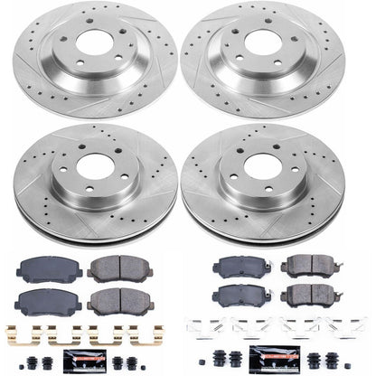 PowerStop Front & Rear Z23 Evolution Sport Brake Kit | Mazda CX-5 (13-15) (K6965)
