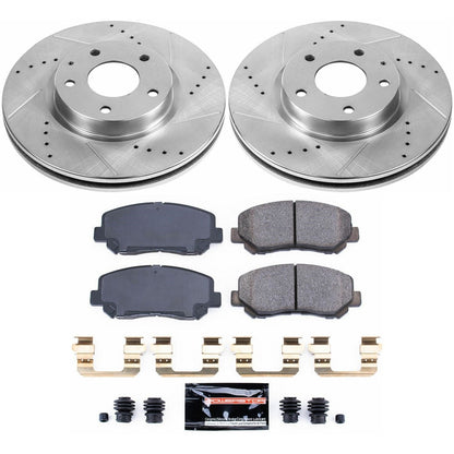 PowerStop Front Z23 Evolution Sport Brake Kit | Mazda CX-5 (13-15) (K6967)