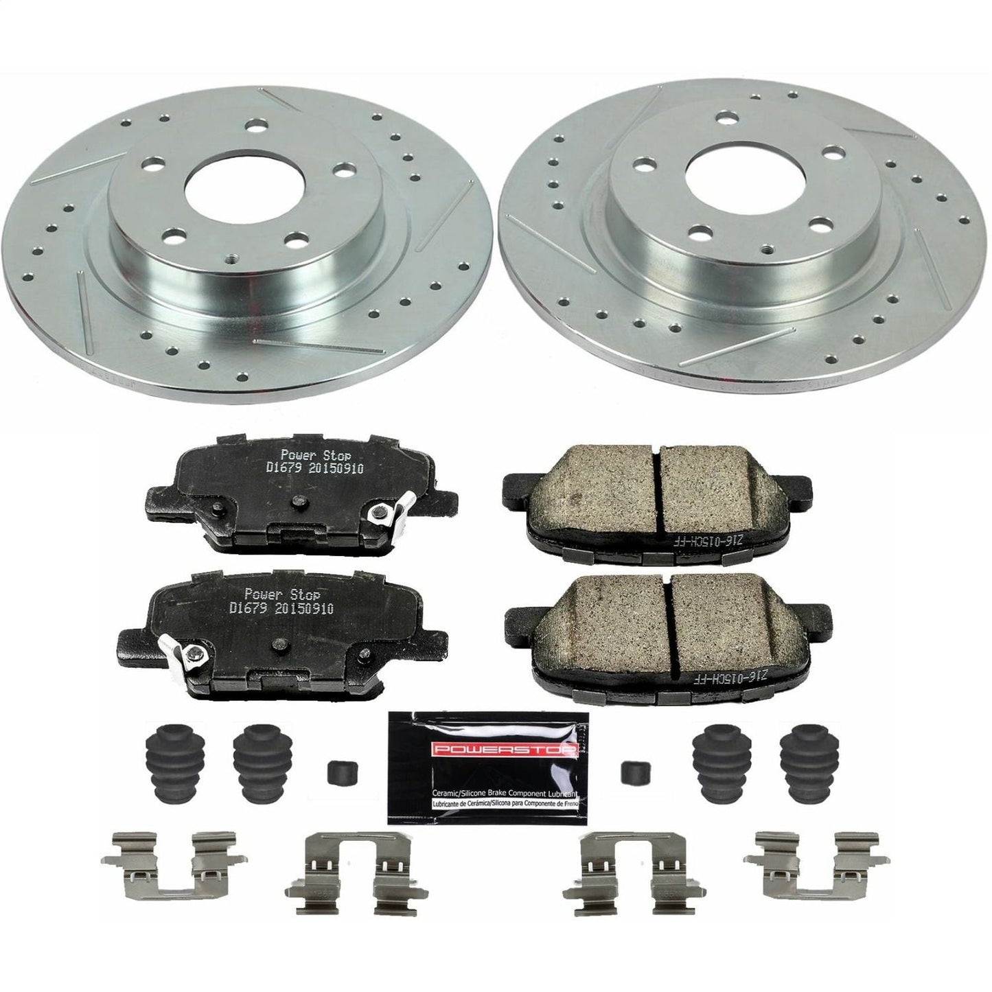 PowerStop Rear Z23 Evolution Sport Brake Kit | Mazda 6 (14-15) (K6969)