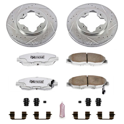 PowerStop Front Z26 Street Warrior Brake Kit | Acura CL (1997) (K697-26)