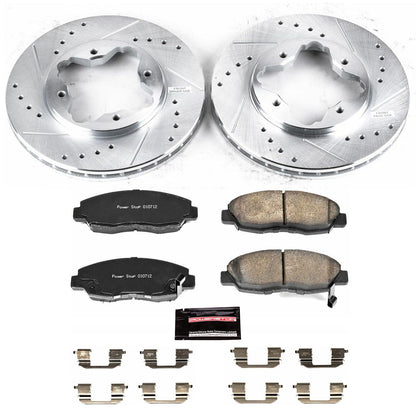 PowerStop Z23 Evolution Sport Front Brake Kit | Acura CL 1997 (K697)