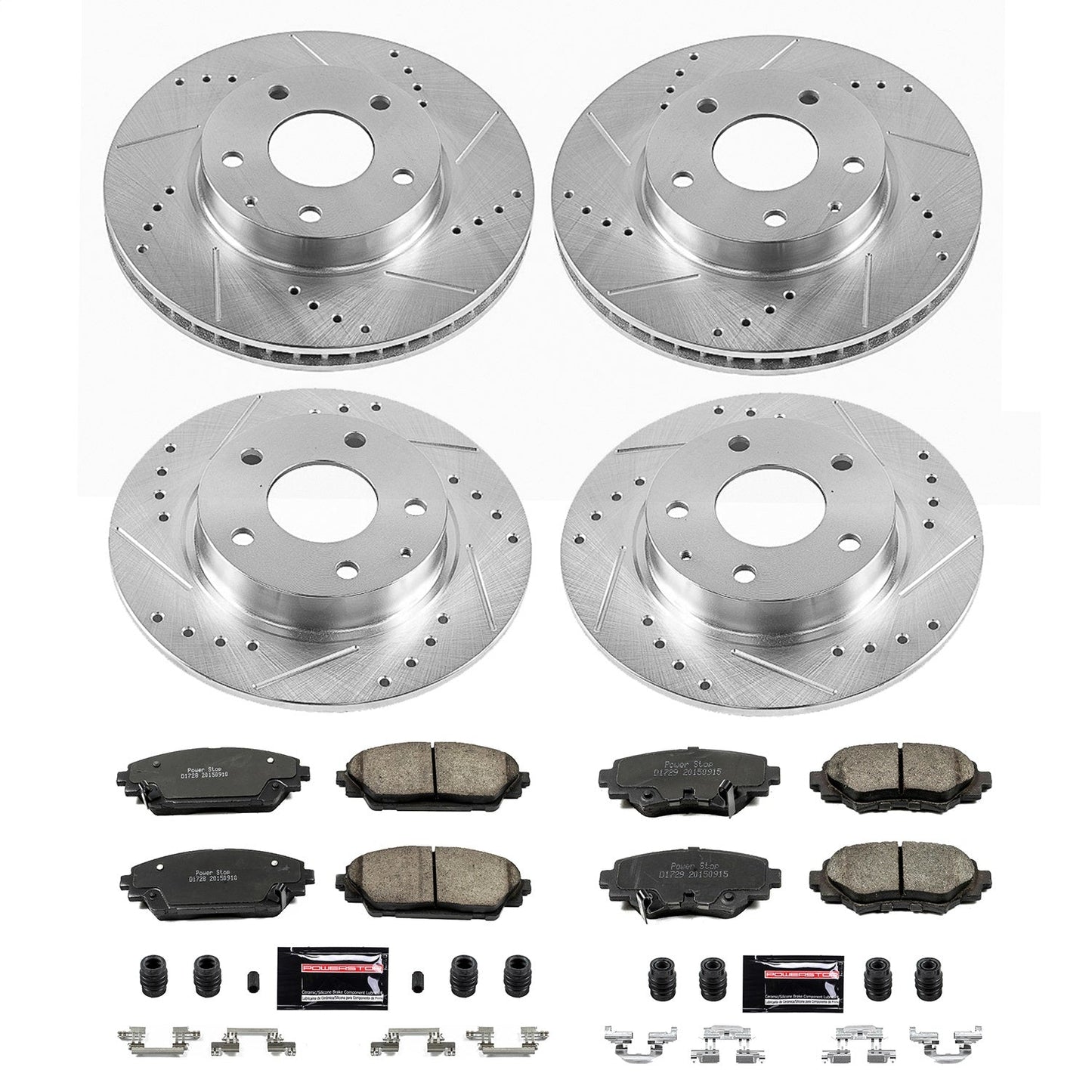 PowerStop Front & Rear Z23 Evolution Sport Brake Kit | Mazda 3 (14-16) (K6972)