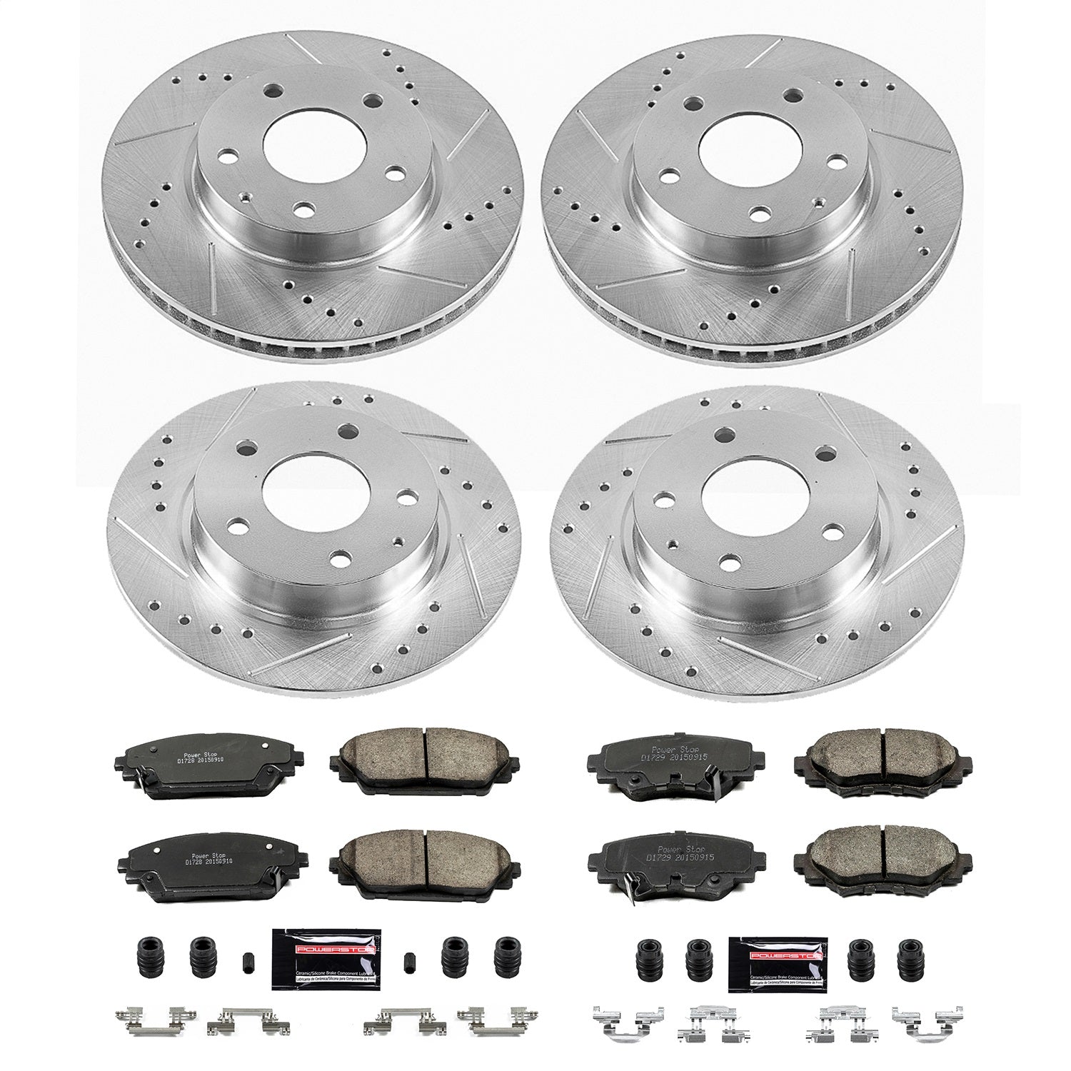 PowerStop Front & Rear Z23 Evolution Sport Brake Kit | Mazda 3 (14-16) (K6972)
