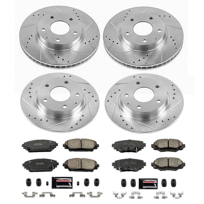 PowerStop Front & Rear Z23 Evolution Sport Brake Kit | Mazda 3 (14-16) (K6972)