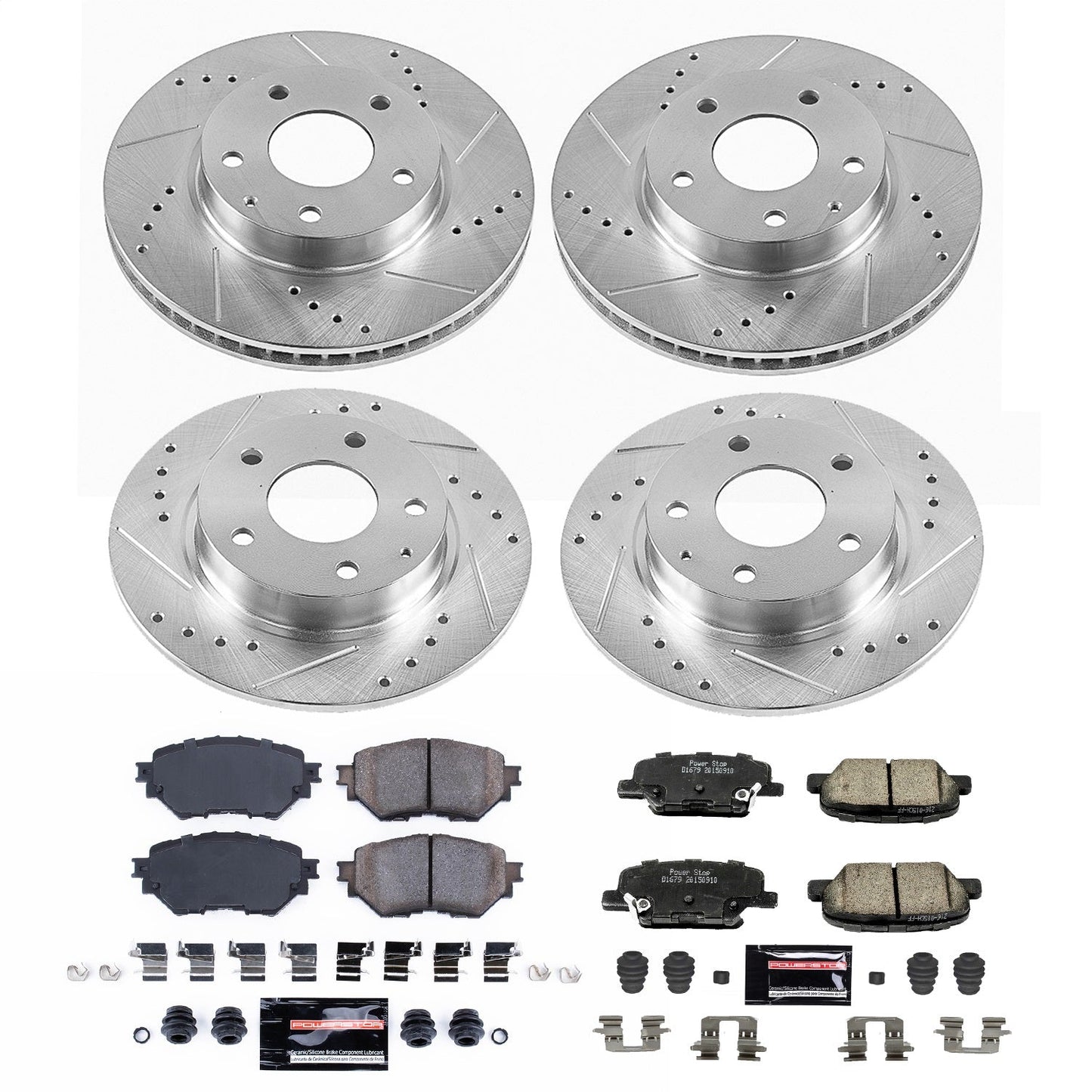 PowerStop Z23 Evolution Sport Front & Rear Brake Kit | Mazda 3 (14-16) (K6973)