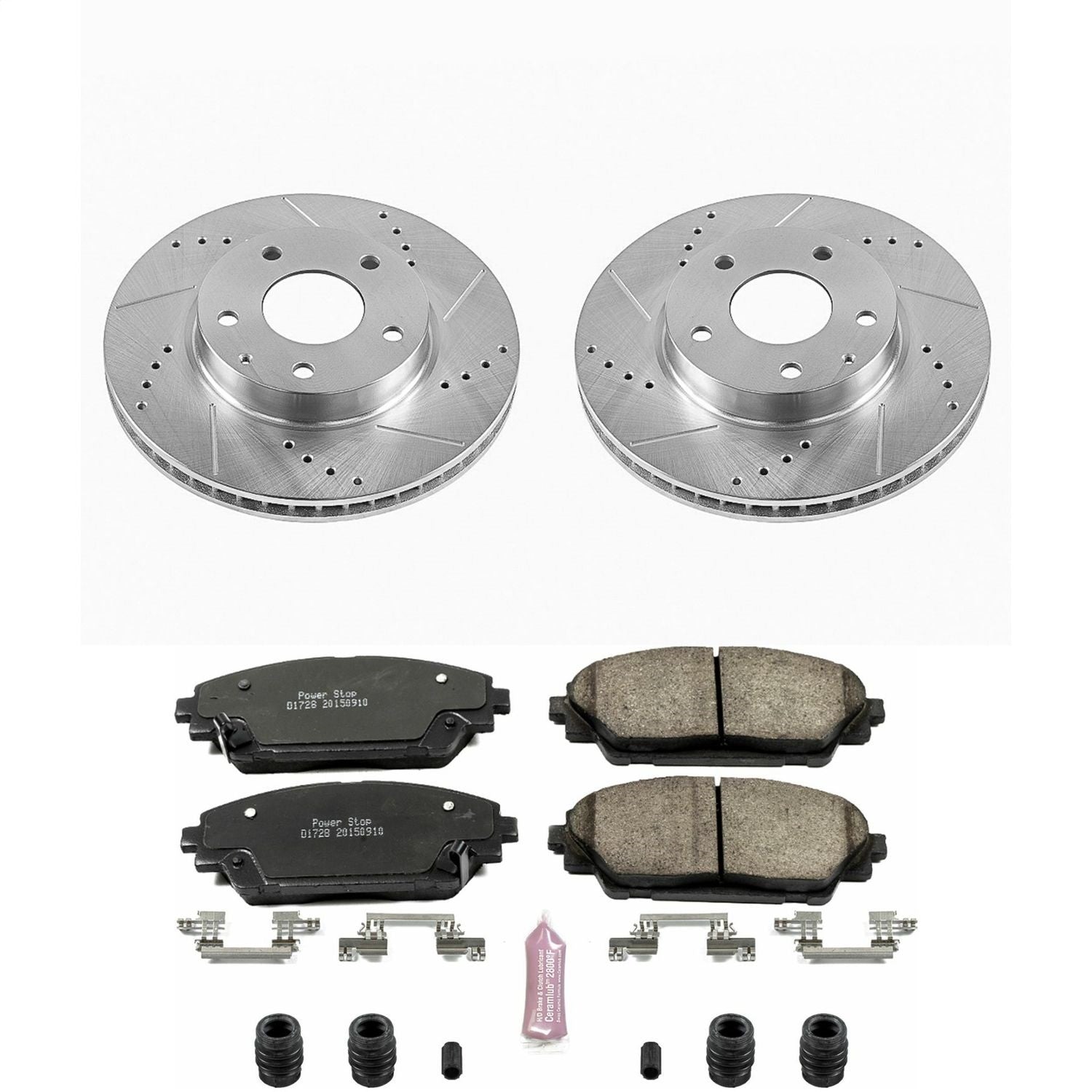 PowerStop Z23 Evolution Sport Front Brake Kit | Mazda 3 (14-16) (K6974)