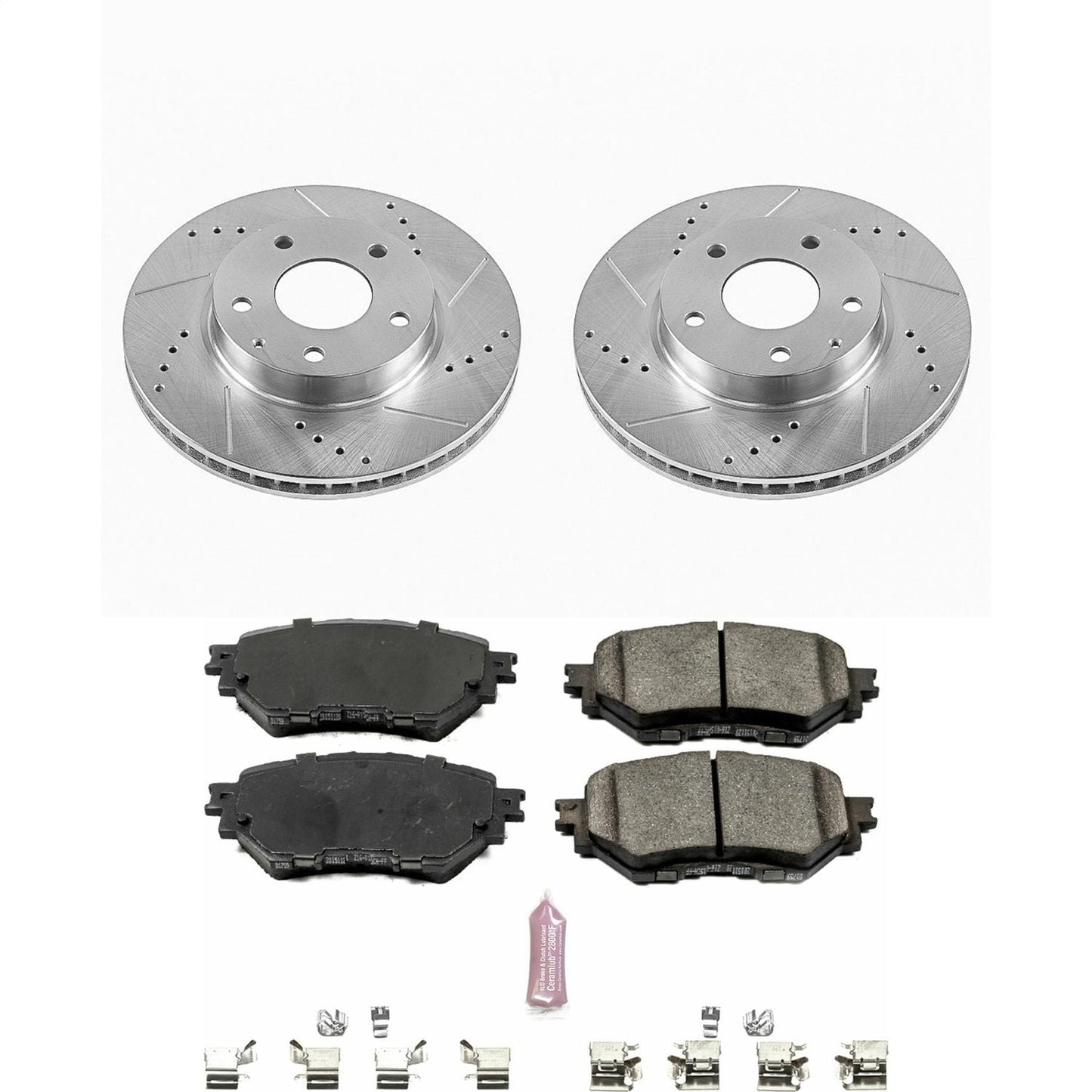 PowerStop Z23 Evolution Sport Front Brake Kit | Mazda 3 (14-16) (K6975)