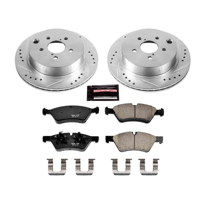PowerStop Rear Z23 Evolution Sport Brake Kit | Subaru Forester (14-18) (K6978)