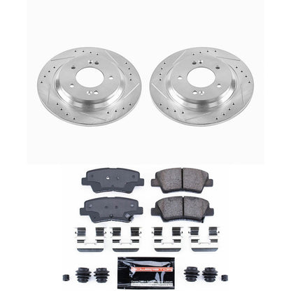 PowerStop Rear Z23 Evolution Sport Brake Kit | Hyundai Sonata (15) (K6985)