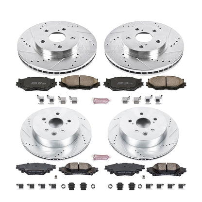 PowerStop Front & Rear Z23 Evolution Sport Brake Kit | Lexus IS250 (14-15) (K6987)