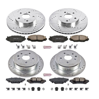 PowerStop Front & Rear Z23 Evolution Sport Brake Kit | Lexus IS250 (14-15) (K6988)