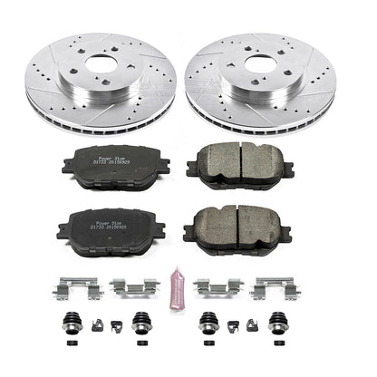 PowerStop Z23 Evolution Sport Front Brake Kit | Lexus IS250 (14-15) (K6990)