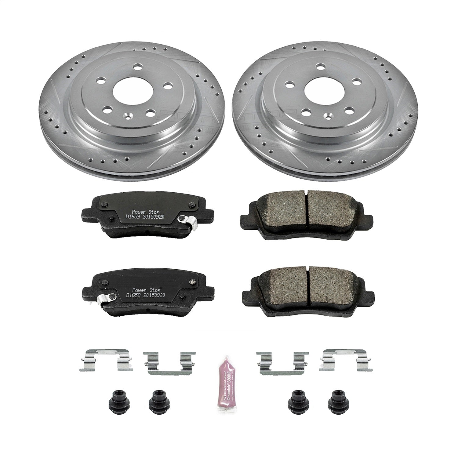 PowerStop Rear Z23 Evolution Sport Brake Kit | Cadillac CTS (14-18) (K6991)