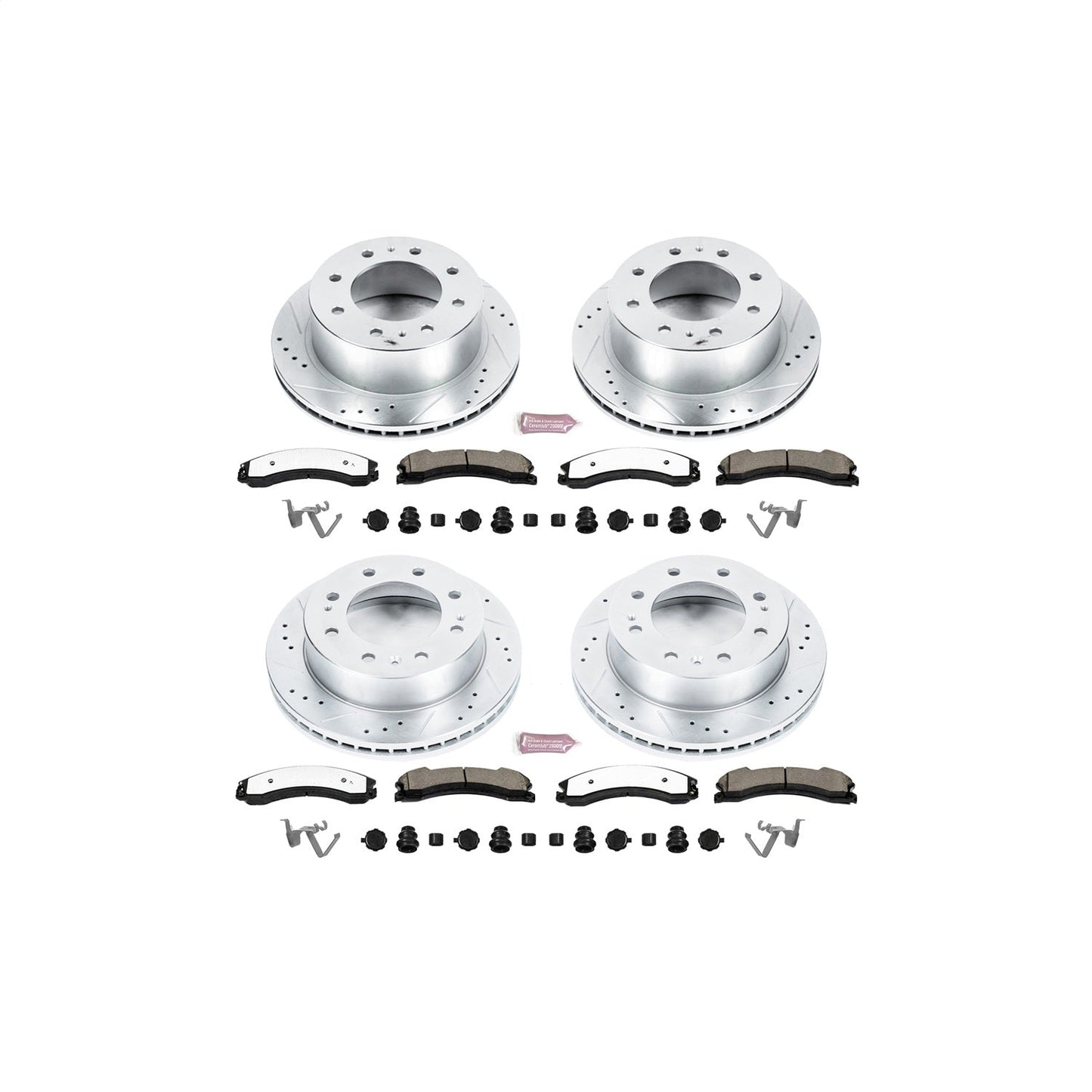 PowerStop Front & Rear Z36 Truck & Tow Brake Kit | Chevrolet Silverado 2500 HD (15-19) (K6992-36)