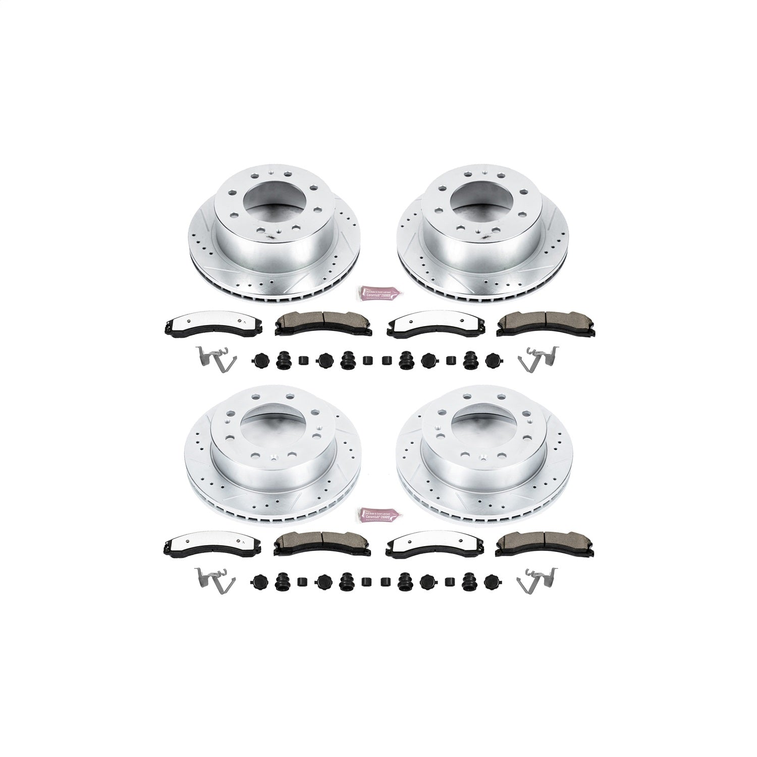 PowerStop Front & Rear Z36 Truck & Tow Brake Kit | Chevrolet Silverado 2500 HD (15-19) (K6992-36)