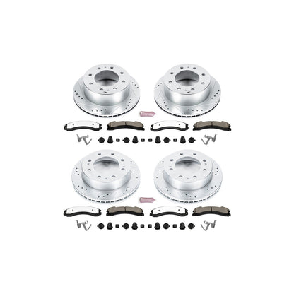 PowerStop Front & Rear Z36 Truck & Tow Brake Kit | Chevrolet Silverado 2500 HD (15-19) (K6992-36)