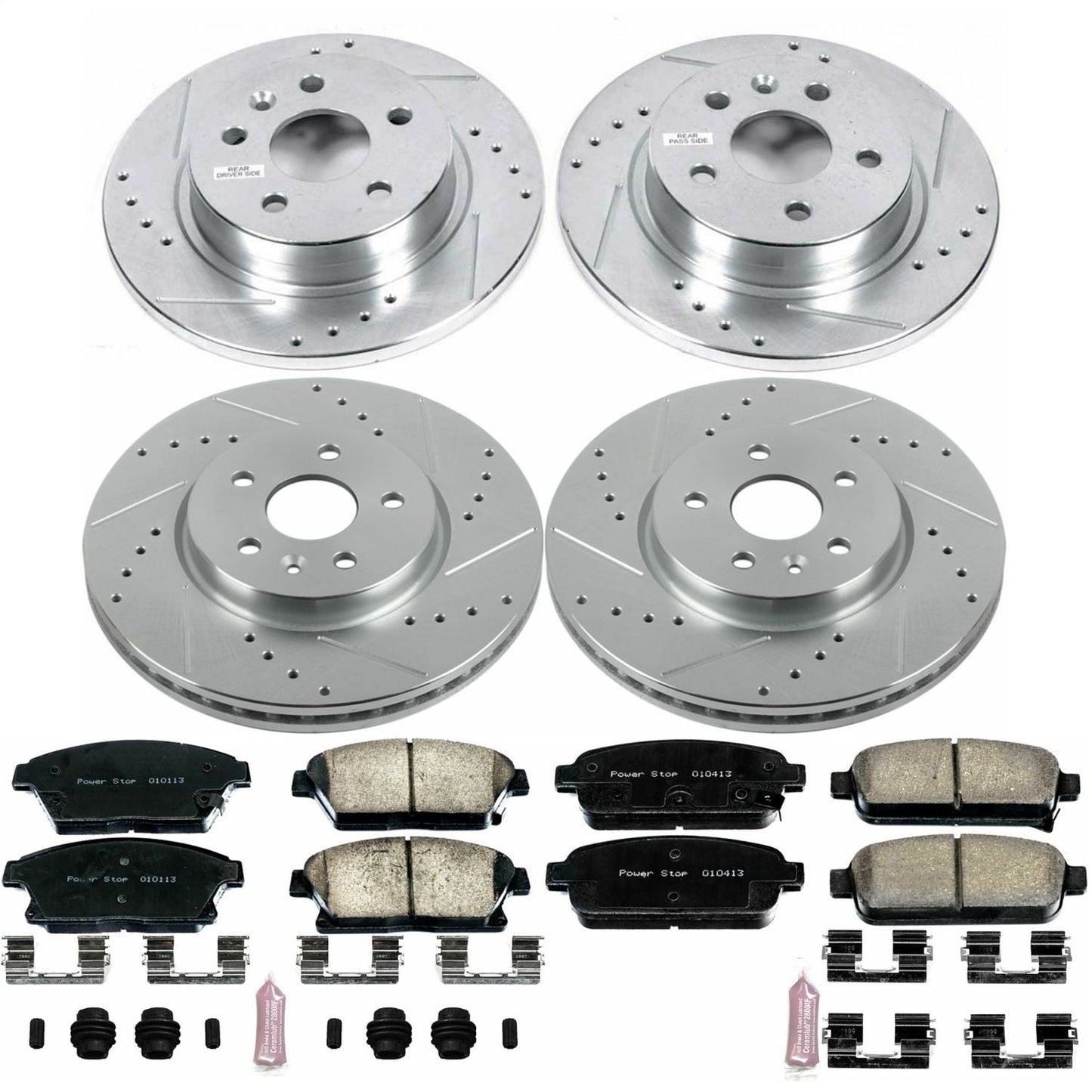 PowerStop Front & Rear Z23 Evolution Sport Brake Kit | Chevrolet Trax (15-16) (K6995)