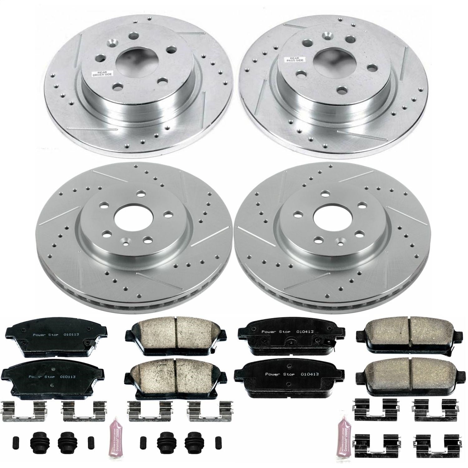 PowerStop Front & Rear Z23 Evolution Sport Brake Kit | Chevrolet Trax (15-16) (K6995)