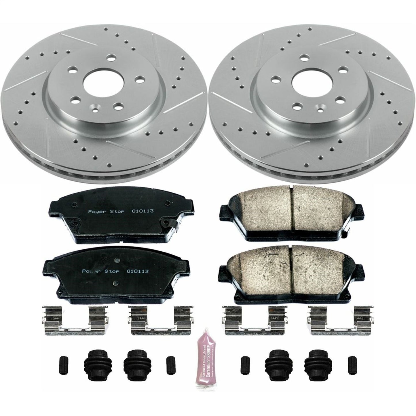 PowerStop Front Z23 Evolution Sport Brake Kit | Chevrolet Trax (15-16) (K6996)