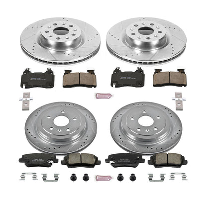 PowerStop Front & Rear Z23 Evolution Sport Brake Kit | Cadillac CTS (14-18) (K6997)