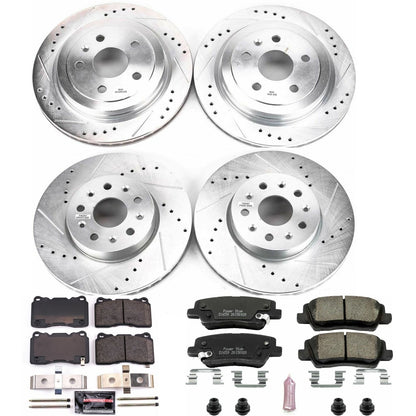 PowerStop Front & Rear Z23 Evolution Sport Brake Kit | Cadillac CTS (14-18) (K7000)