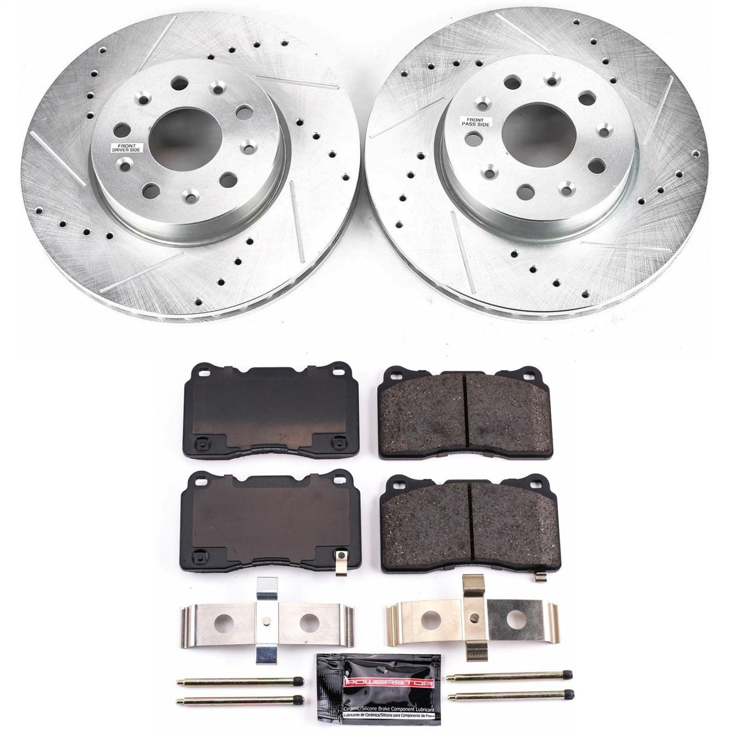 PowerStop Front Z23 Evolution Sport Brake Kit | Cadillac CTS (14-18) (K7001)