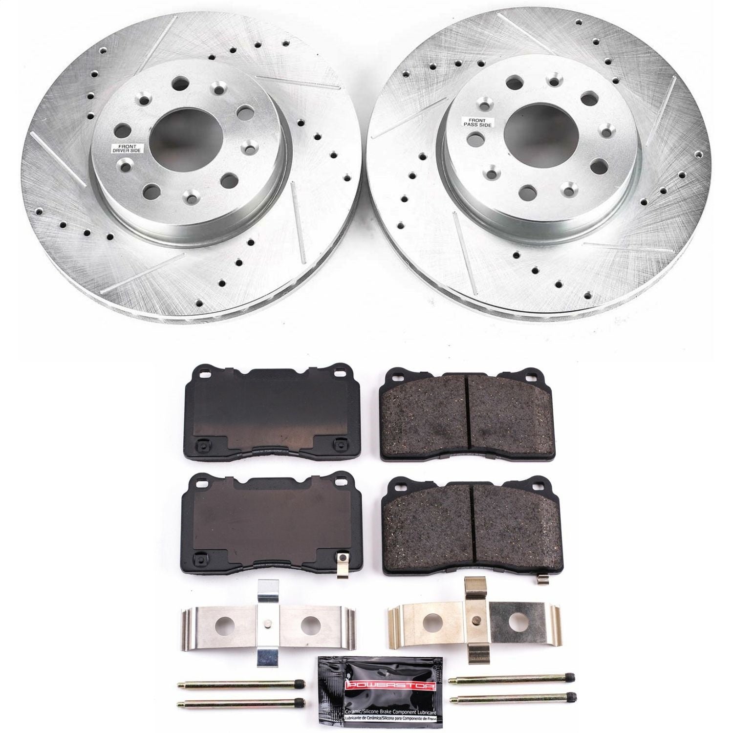 PowerStop Front Z23 Evolution Sport Brake Kit | Cadillac CTS (14-18) (K7001)