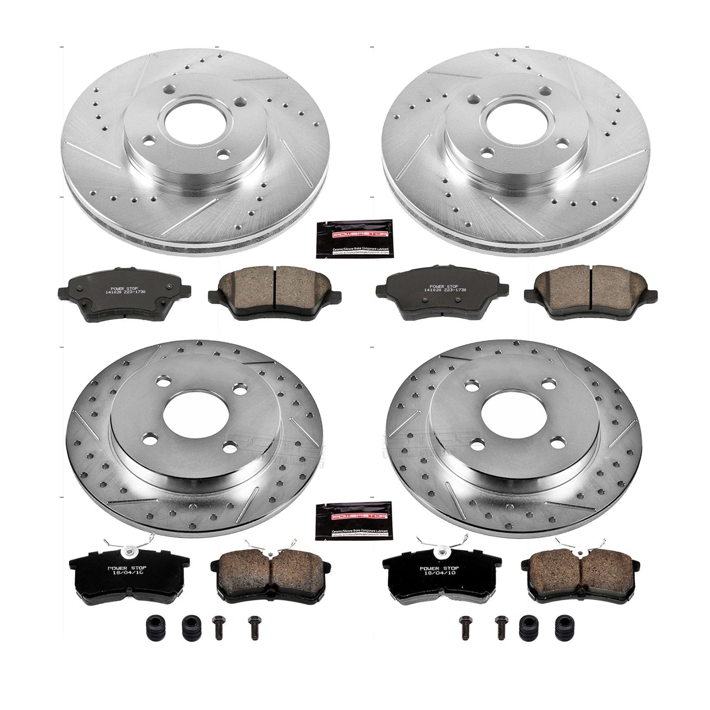 PowerStop Front & Rear Z23 Evolution Sport Brake Kit | Ford Fiesta (14-19) (K7002)