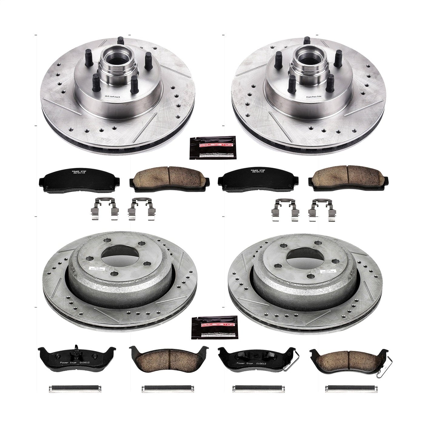 PowerStop Front & Rear Z23 Evolution Sport Brake Kit | Ford Ranger (10-11) (K7003)