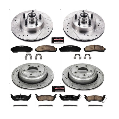 PowerStop Front & Rear Z23 Evolution Sport Brake Kit | Ford Ranger (10-11) (K7003)