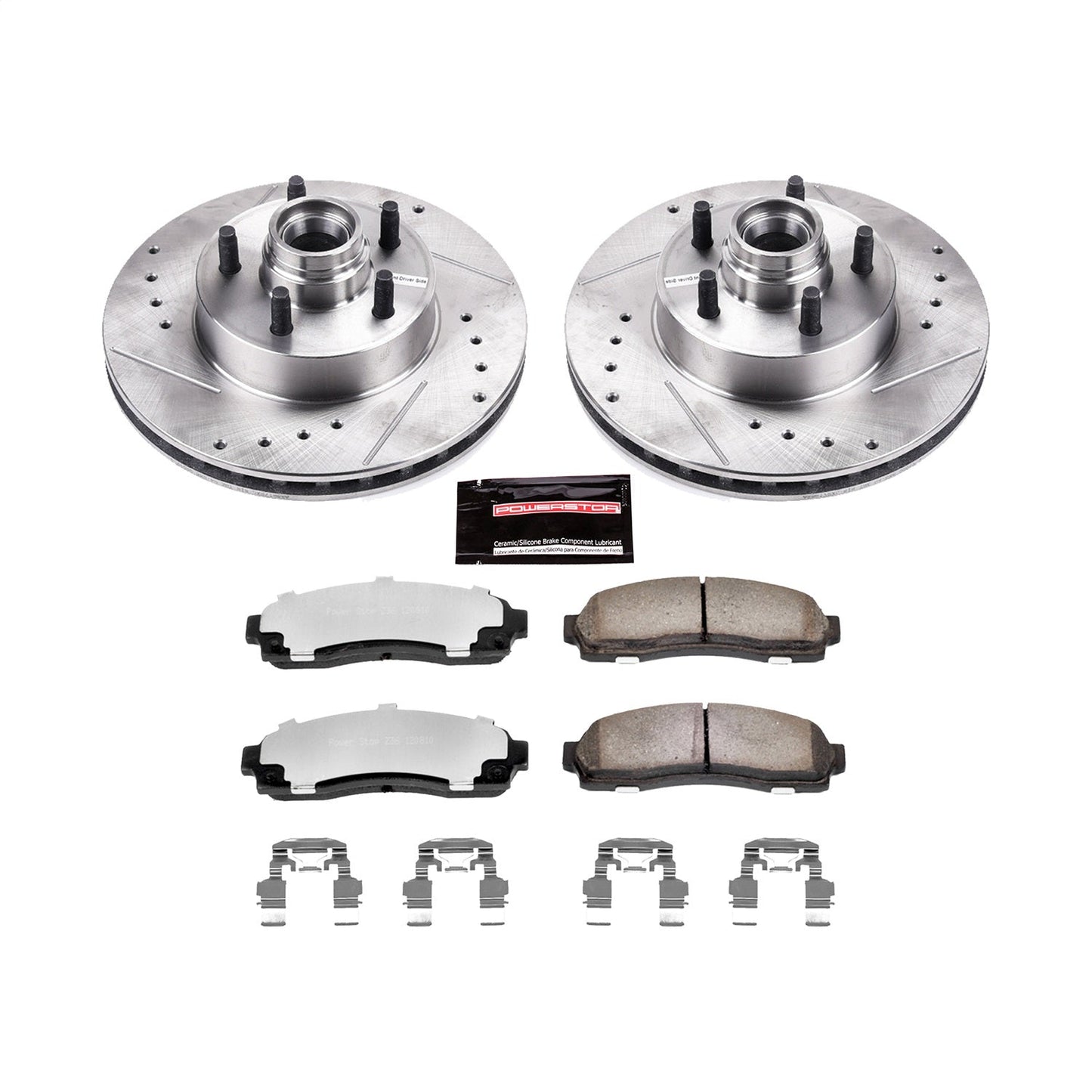 PowerStop Front Z36 Truck & Tow Brake Kit | Ford Ranger (10-11) (K7004-36)