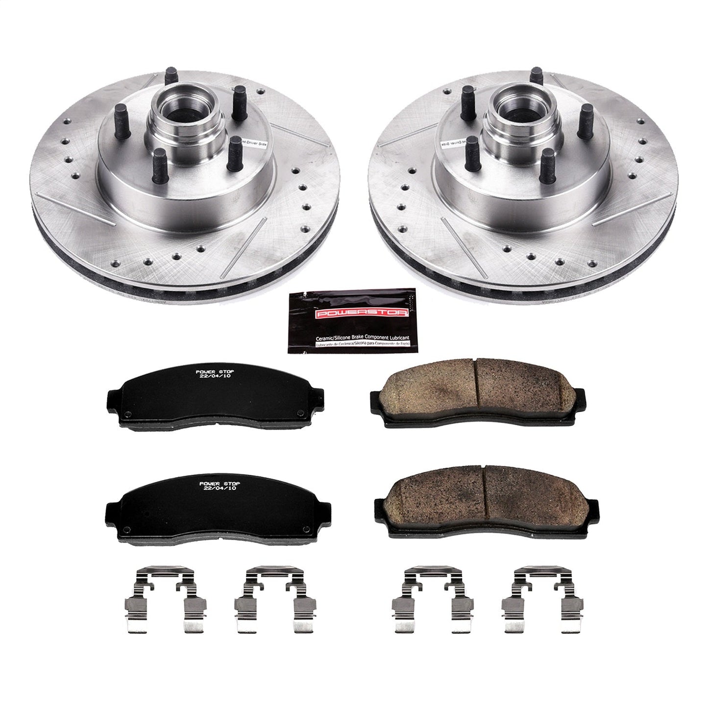 PowerStop Front Z23 Evolution Sport Brake Kit | Ford Ranger (10-11) (K7004)