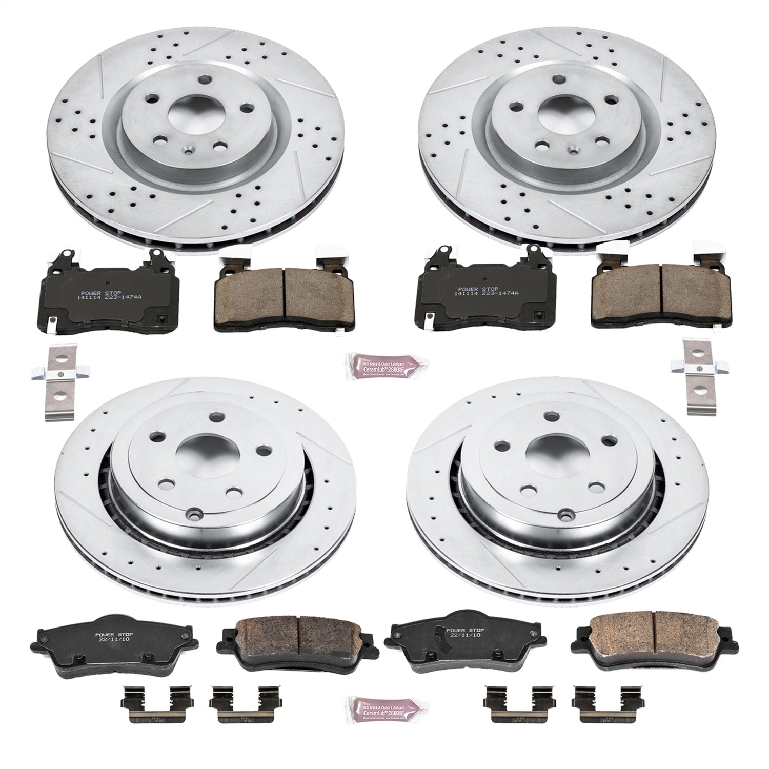 PowerStop Front & Rear Z23 Evolution Sport Brake Kit | Chevrolet SS (14) (K7005)