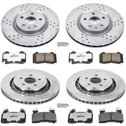 PowerStop Front & Rear Z26 Street Warrior Brake Kit | Chevrolet SS (15-17) (K7006-26)