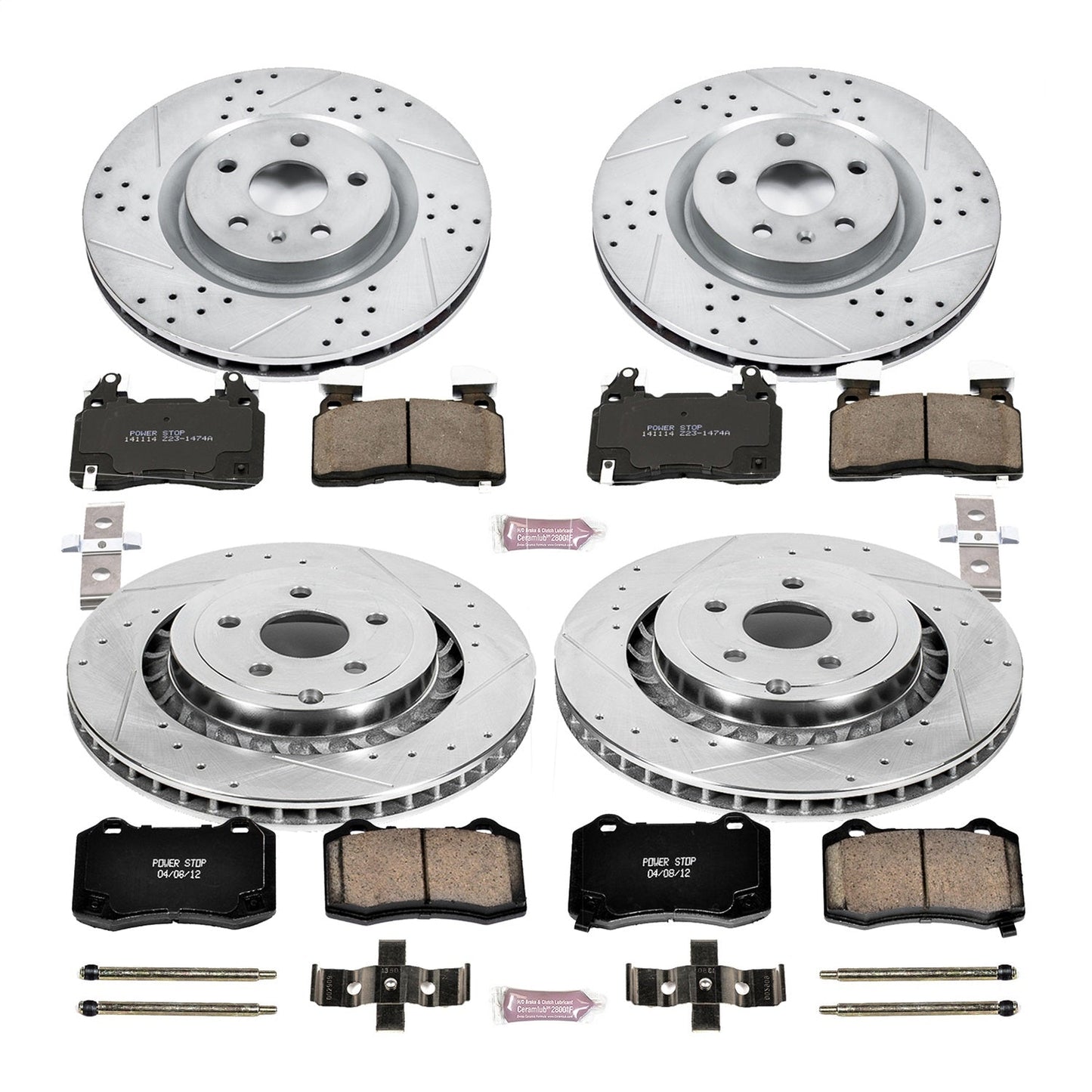 PowerStop Front & Rear Z23 Evolution Sport Brake Kit | Chevrolet SS (15-17) (K7006)