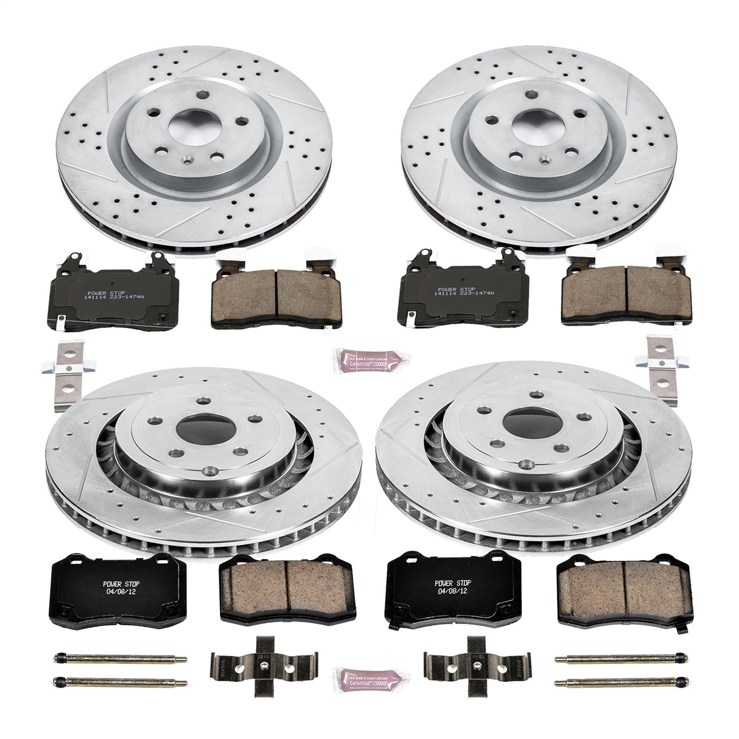 PowerStop Front & Rear Z23 Evolution Sport Brake Kit | Chevrolet SS (15-17) (K7006)