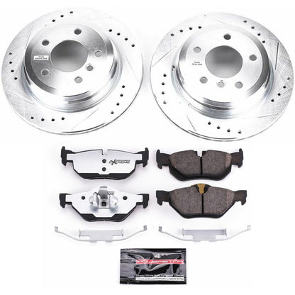 PowerStop Rear Z26 Street Warrior Brake Kit | BMW X1 (13-15) (K7008-26)