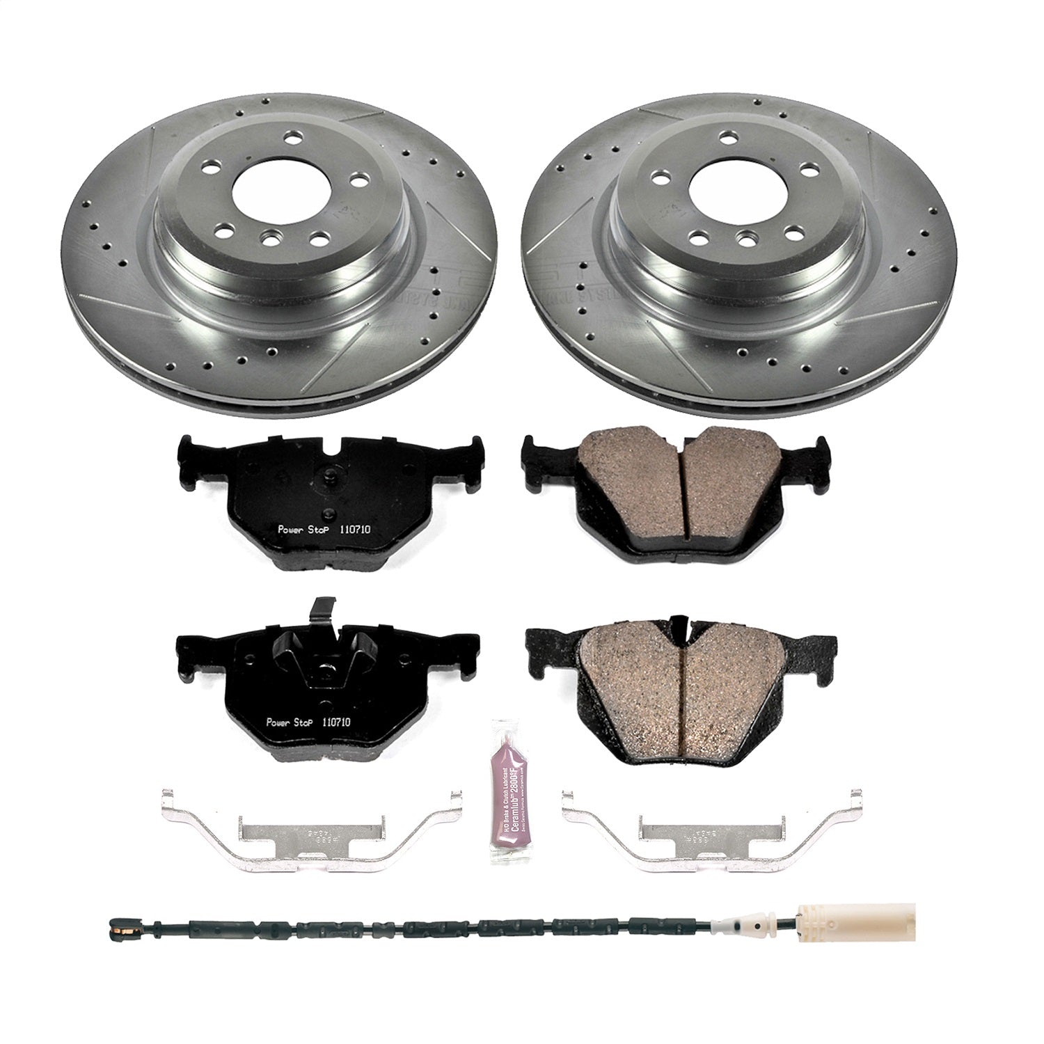 PowerStop Rear Z23 Evolution Sport Brake Kit | BMW X1 (13-15) (K7009)