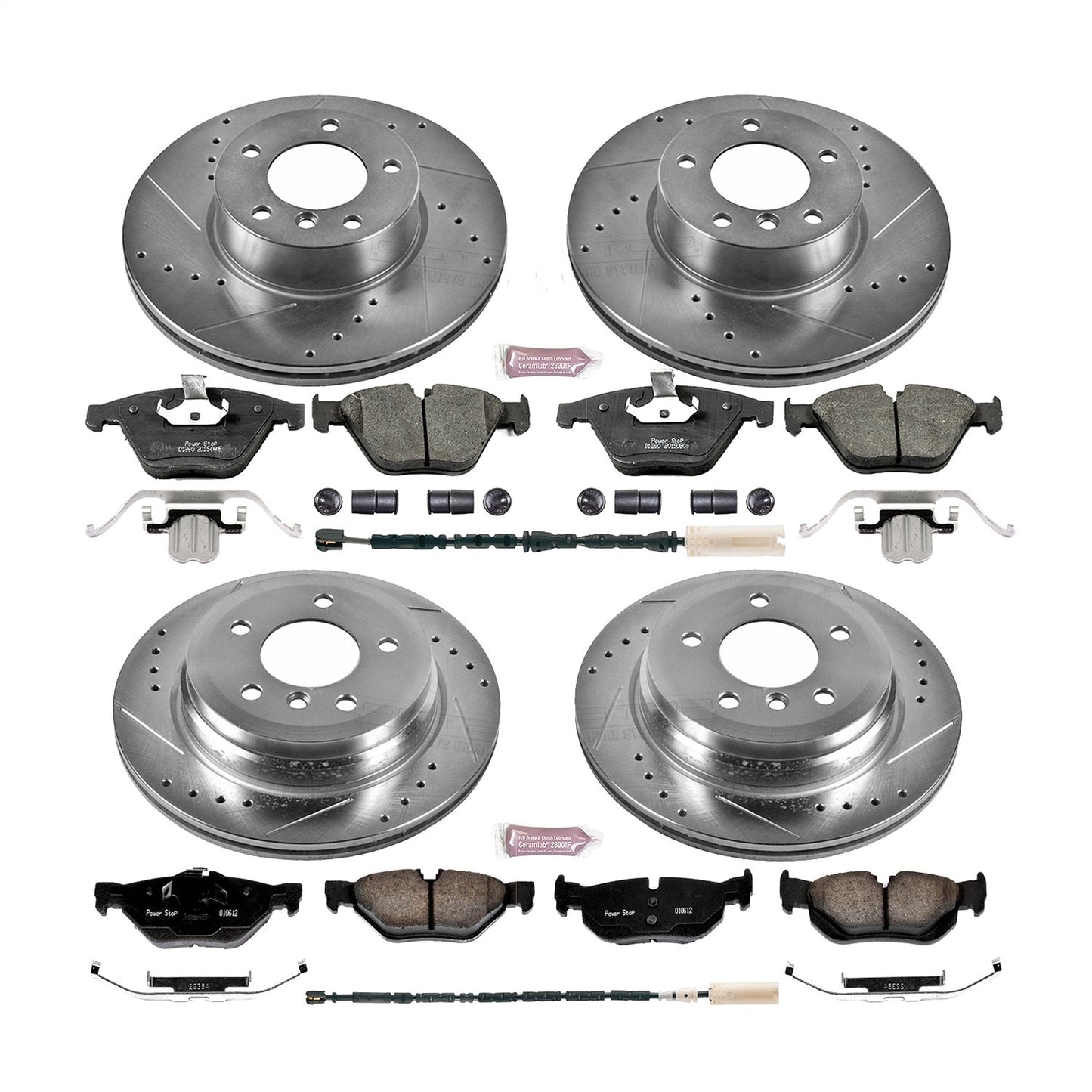 PowerStop Front & Rear Z23 Evolution Sport Brake Kit | BMW X1 (13-15) (K7024)