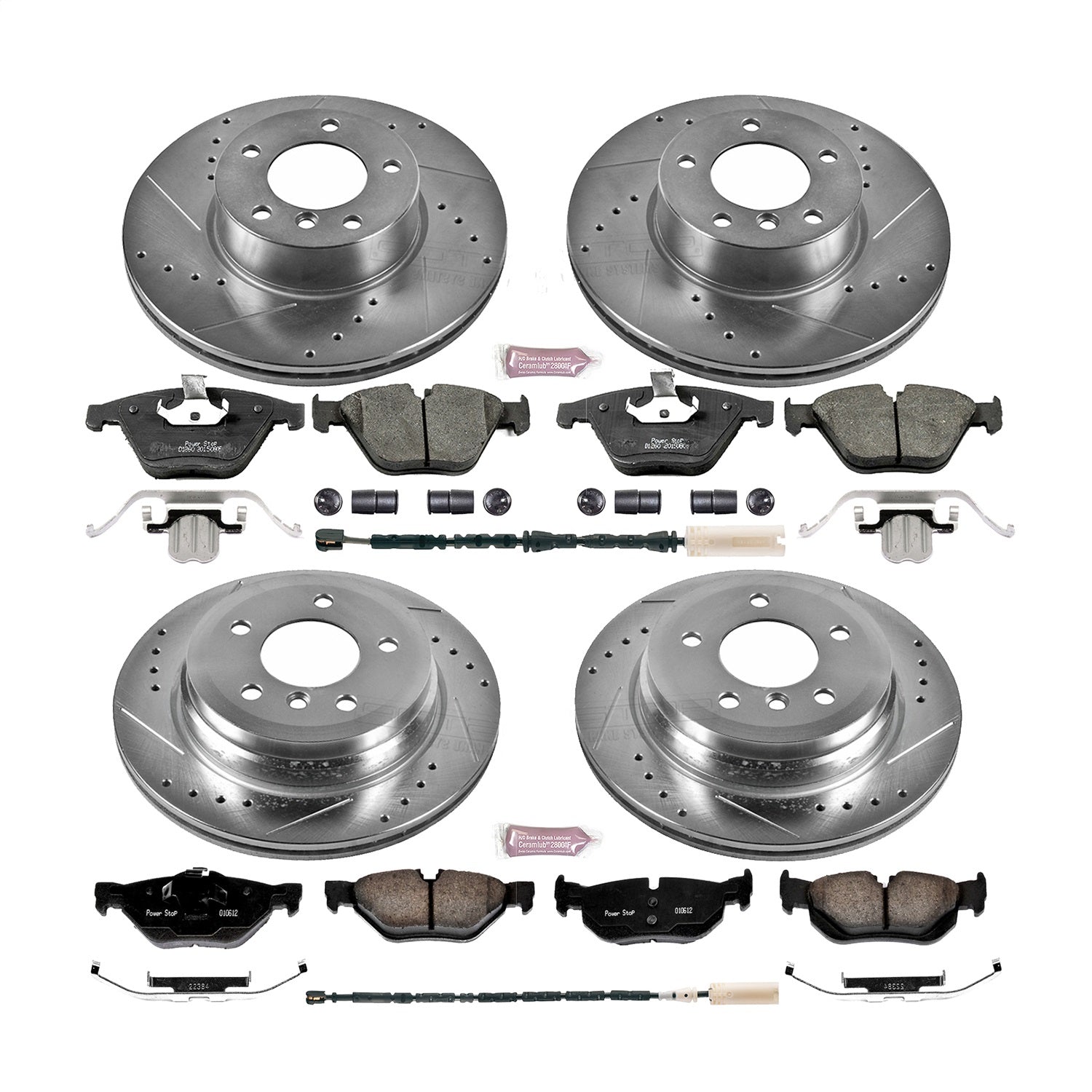PowerStop Front & Rear Z23 Evolution Sport Brake Kit | BMW X1 (13-15) (K7024)
