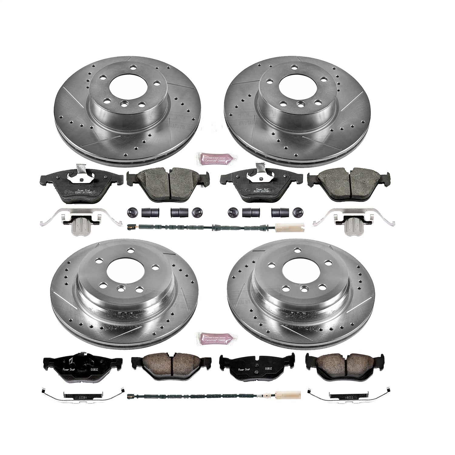 PowerStop Front & Rear Z23 Evolution Sport Brake Kit | BMW X1 (13-15) (K7025)