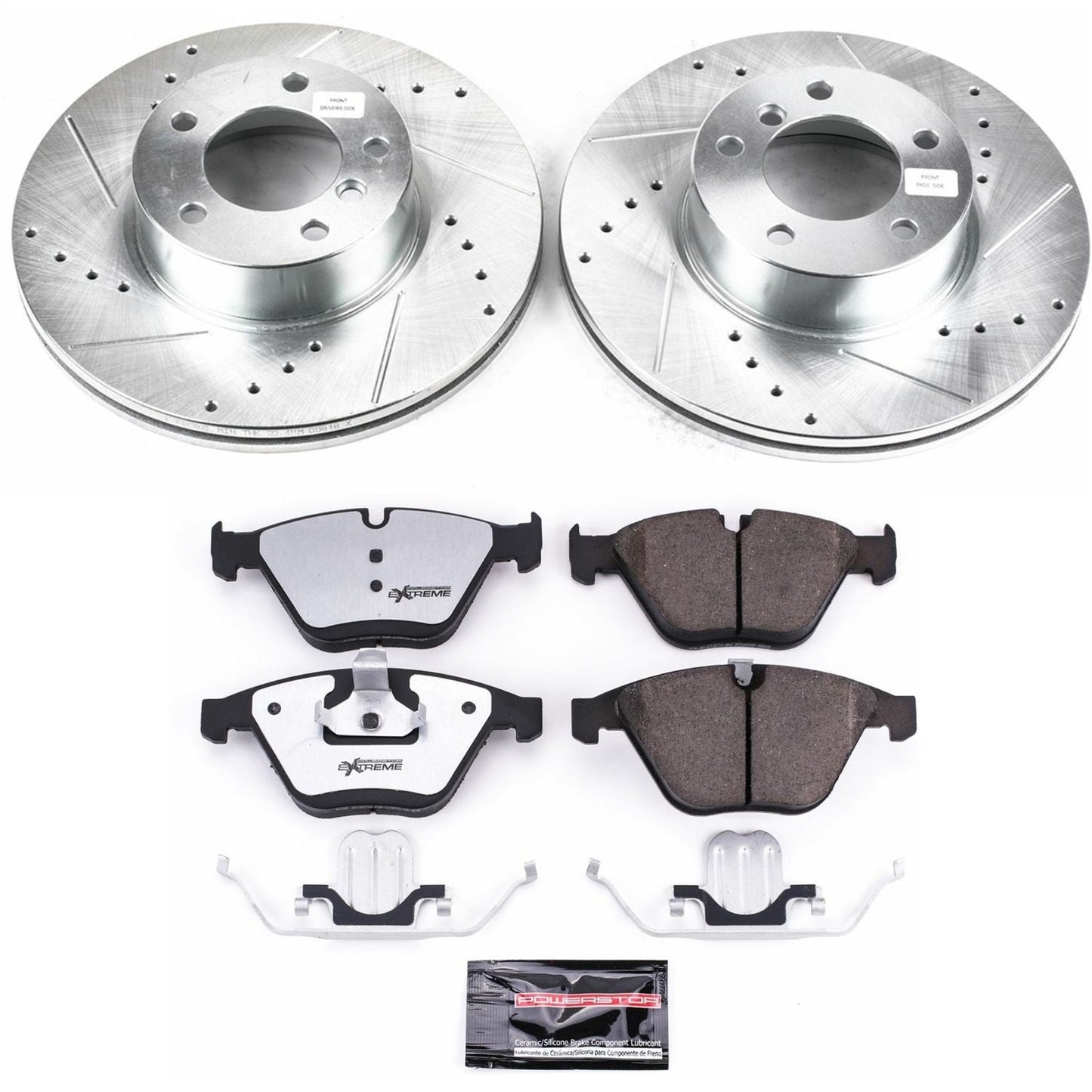 PowerStop Front Z26 Street Warrior Brake Kit | BMW X1 (13-15) (K7026-26)