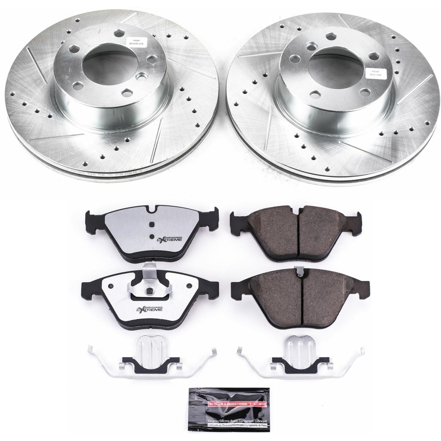 PowerStop Front Z26 Street Warrior Brake Kit | BMW X1 (13-15) (K7026-26)